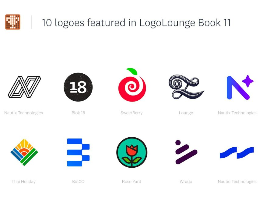 10 logos published by Logolounge