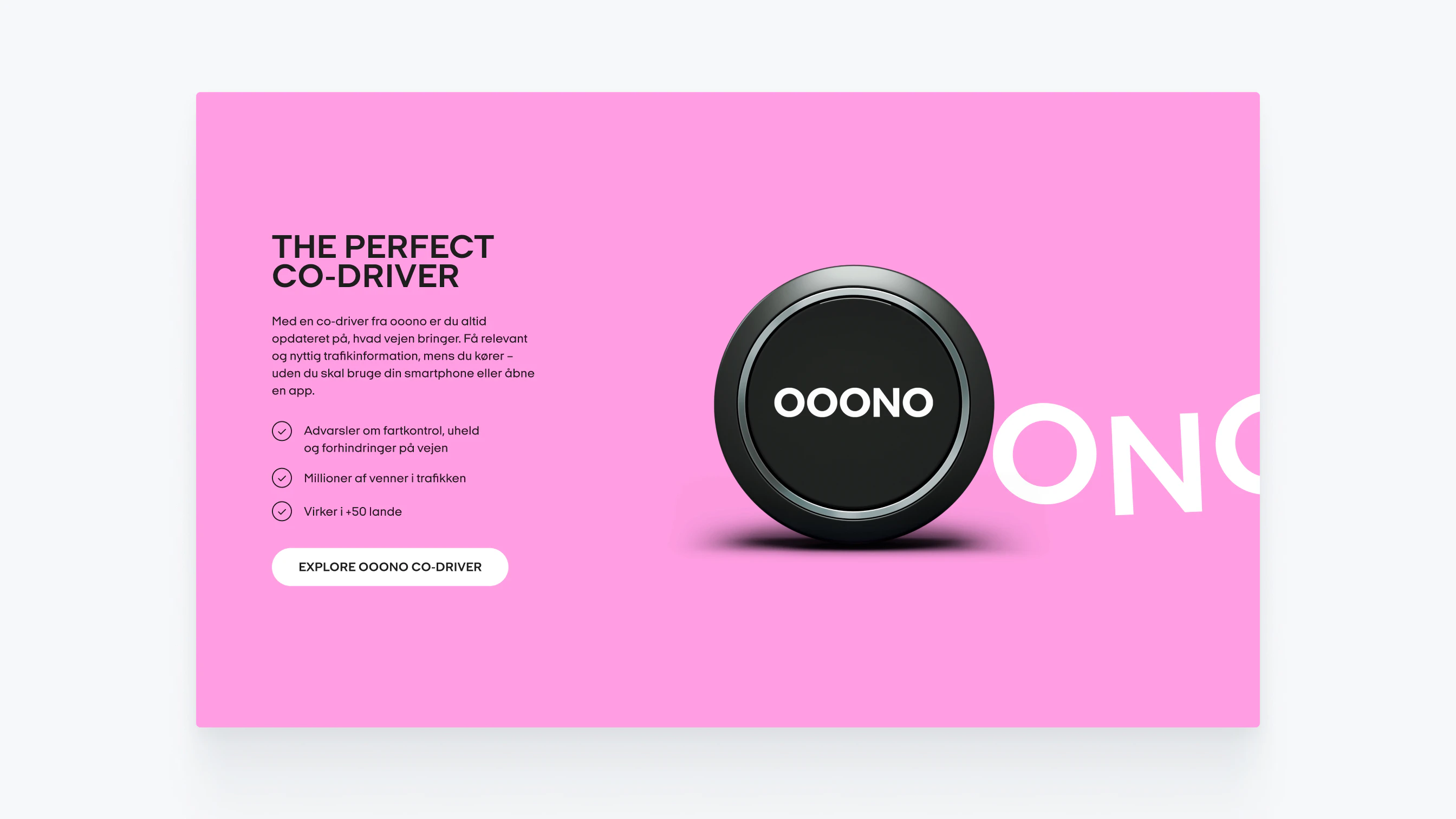 Ooono Co-Driver No2 – become the perfect co-driver