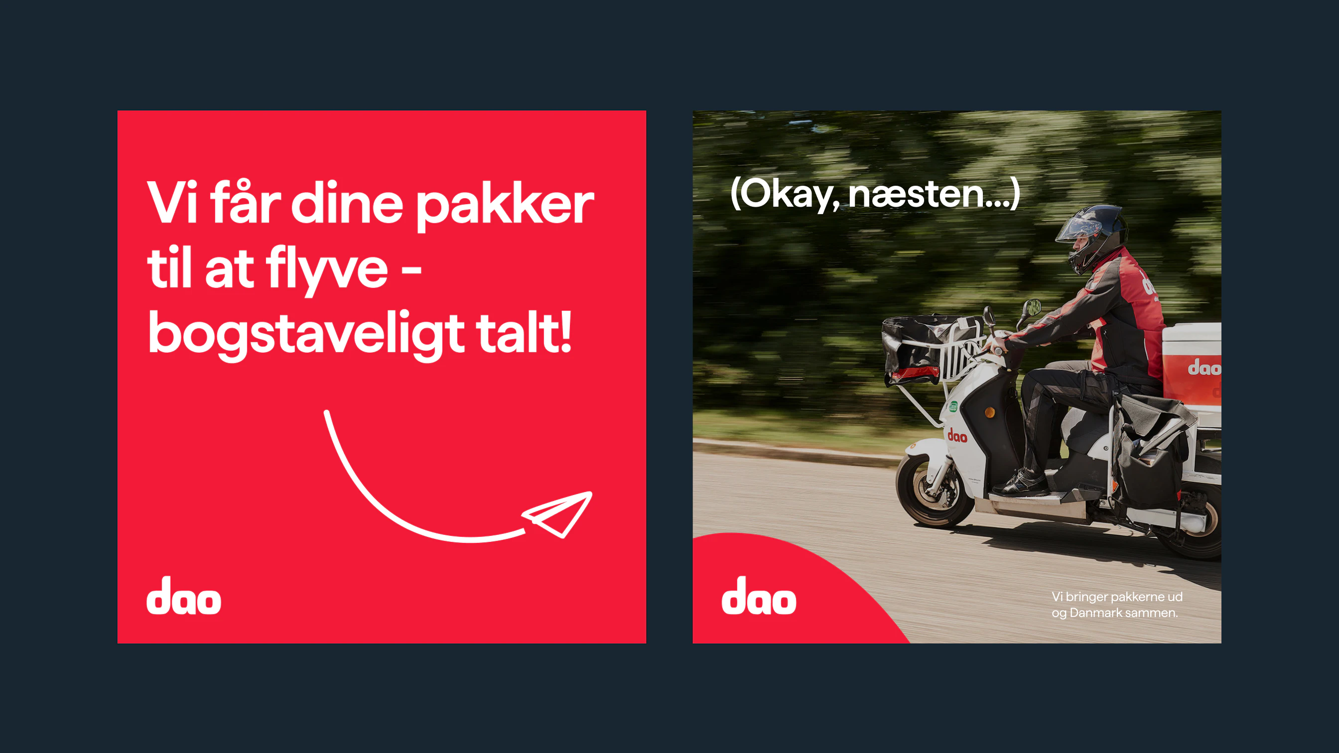 Dao pakke flyver naesten x2