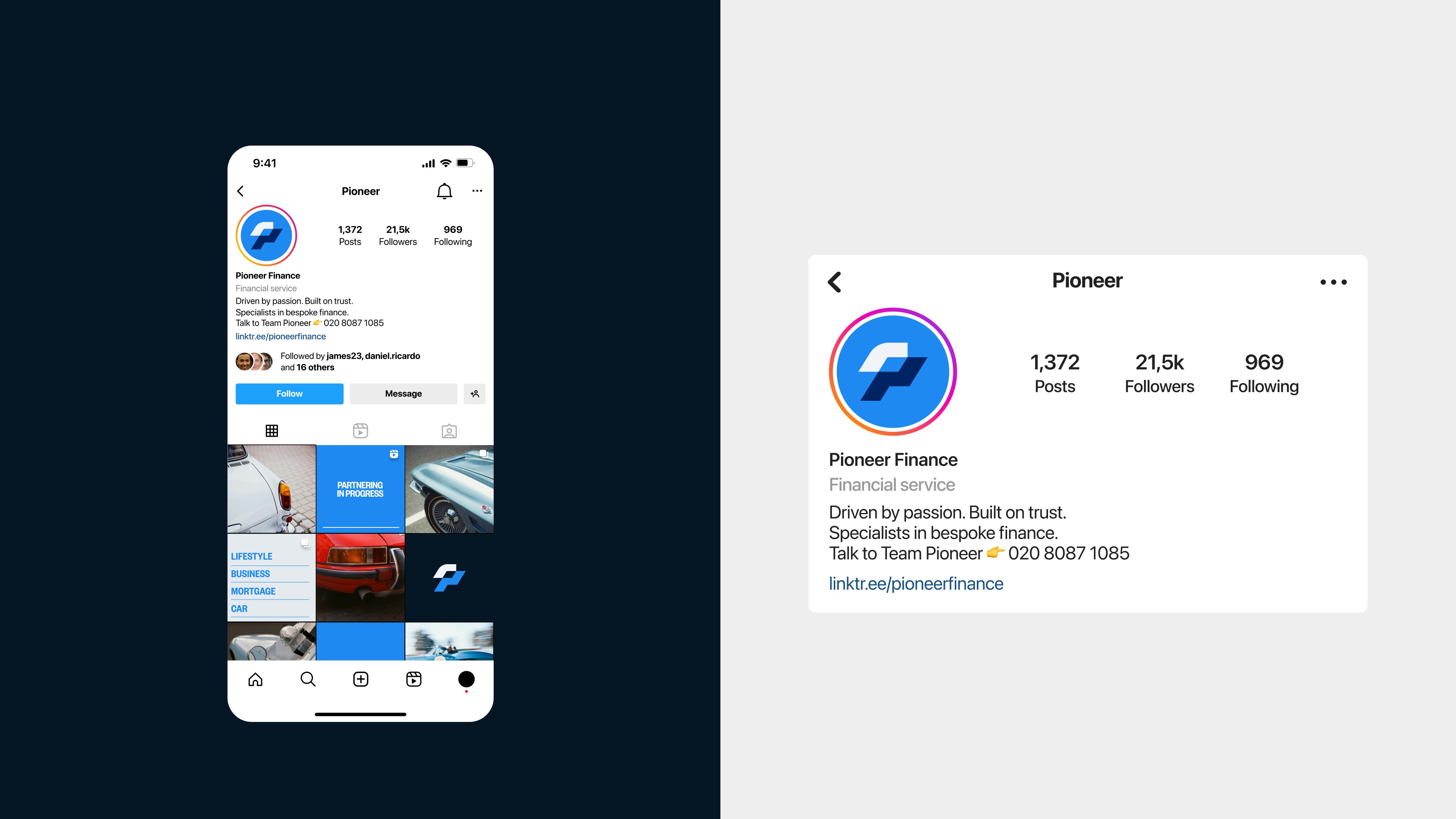 Pioneer finance applications
