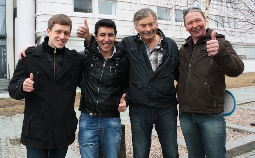 Jan Erik Westen, Ali Mohammadi, Reidulv Finstad og Frank Olaussen fra Alta vant alle i Nabolaget fordi naboen deres Erling Andreassen ble hovedvinneren.
