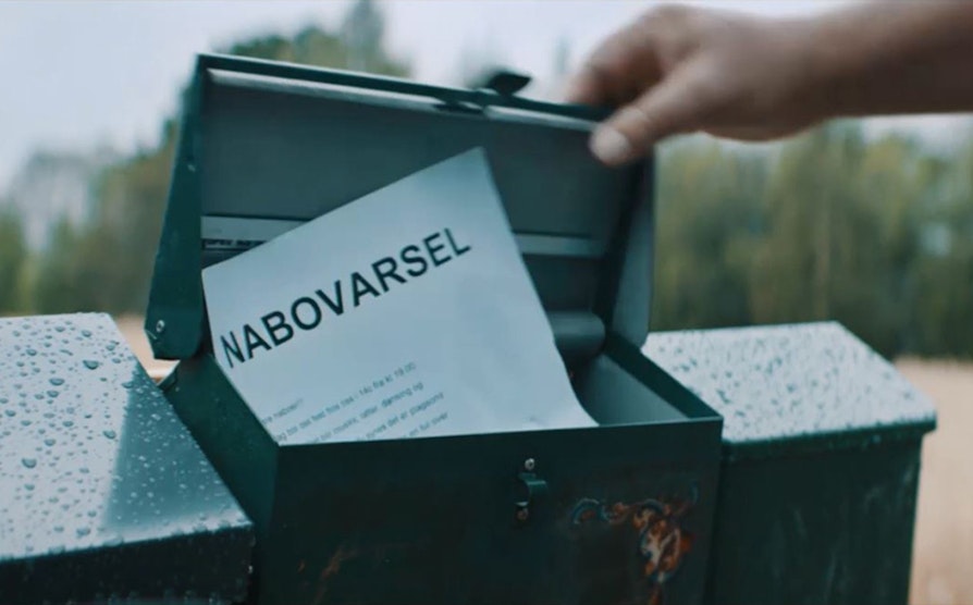 Nabolaget, nabovarsel, reklame, reklamefilm, Siste Skrik