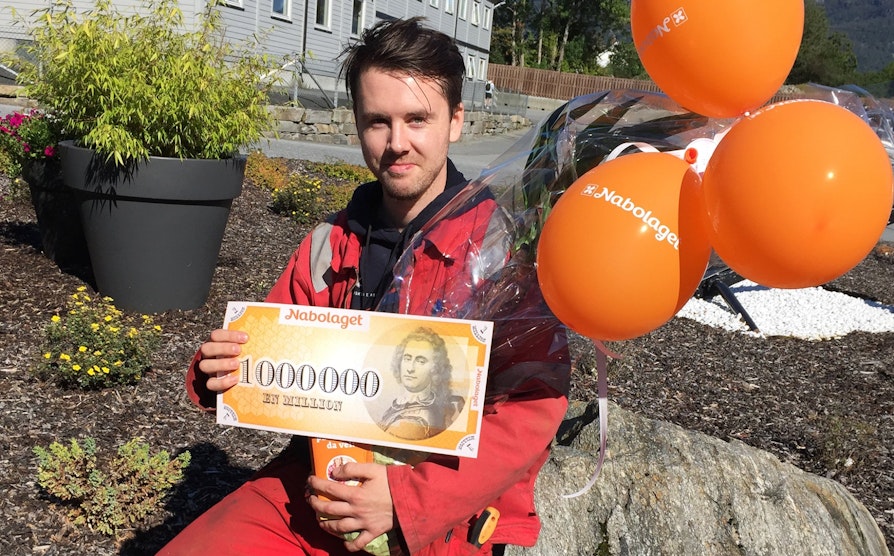 Christoffer Ytreland fra Karmøy vant én million kroner i Nabolaget den 4. september 2015.
