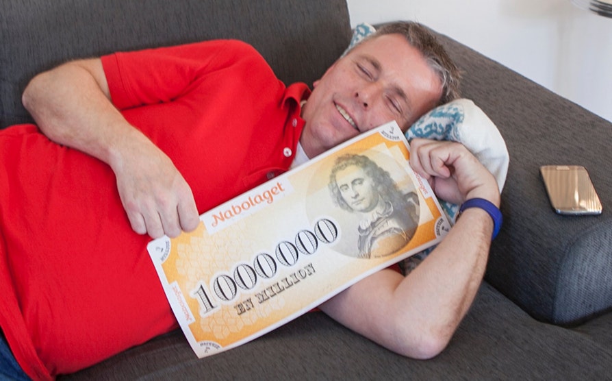 Millionvinner i Arendal (His) Tor Harald Jenssen. Norsk Tipping ringte og ringte, men han ville heller sove. Helt til han plutselig skjønte hvem som hadde prøvd å få tak i ham.