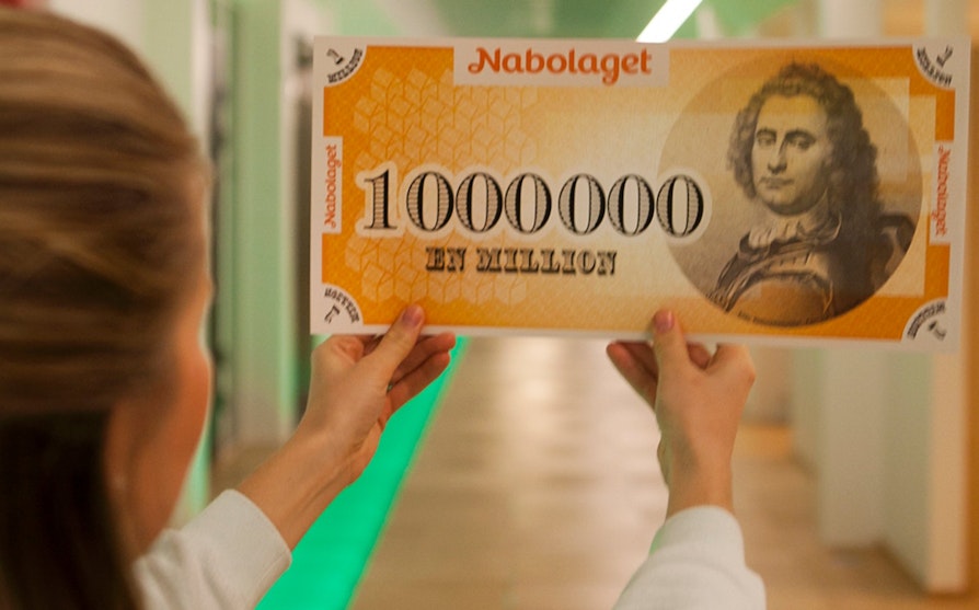 Nabolaget, millionær, million, illustrasjon, Pernille Storholm Skaret