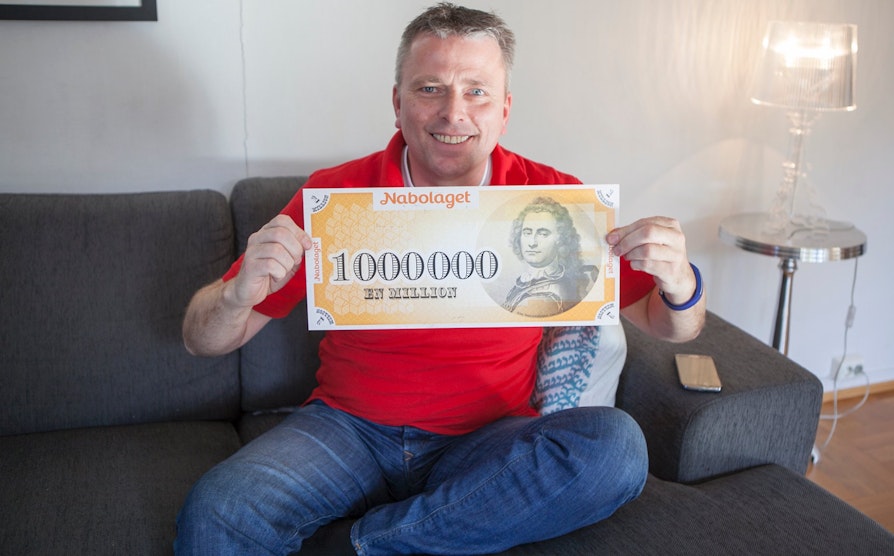 VILLE SOVE: Millionvinner i Arendal Tor Harald Jenssen ville helst sove da Norsk Tipping prøvde å få tak i ham. Da han våknet, var han blitt millionær.