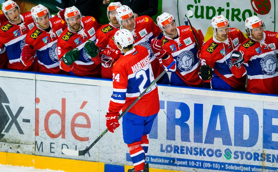 Andreas Martinsen. Norges ishockeylandslag.