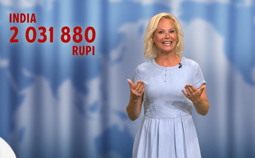 ValutaLotto, India, trekning, rupi, Ingeborg Myhre, lotto