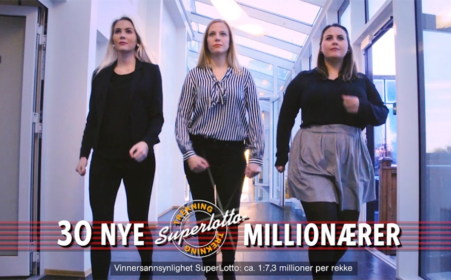 superlotto, anchorman-parodi, Superlotto-redaktørene, Ane Holmlund, Anne Siri Nørstebø Walker, Marthe Stenberg