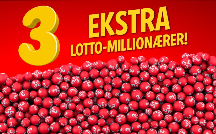 3 ekstra Lotto-millionærer, illustrasjon, kampanje, uke 6, uke 7, 2017