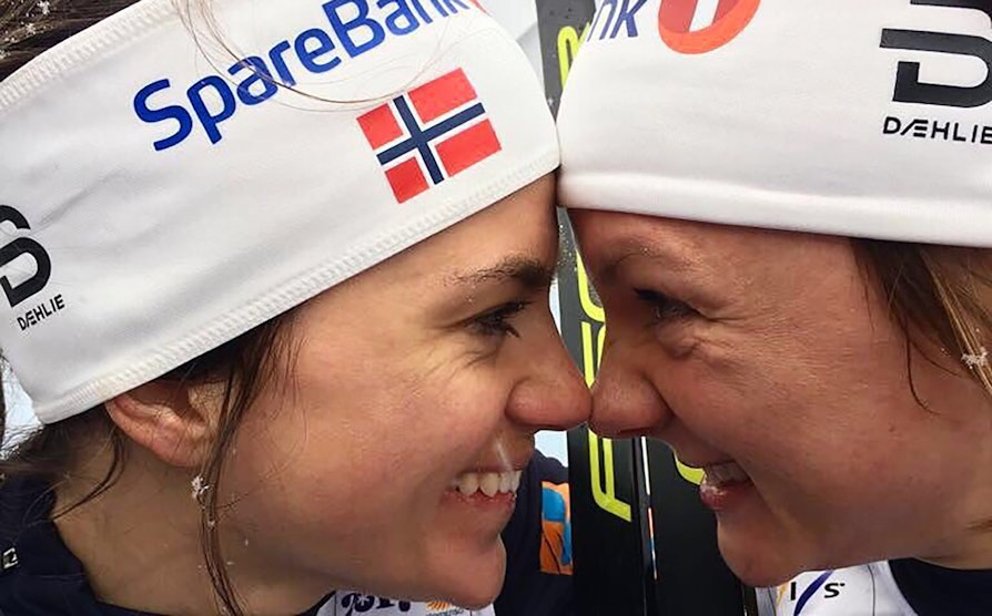 Heidi Weng og Maiken Caspersen Falla.