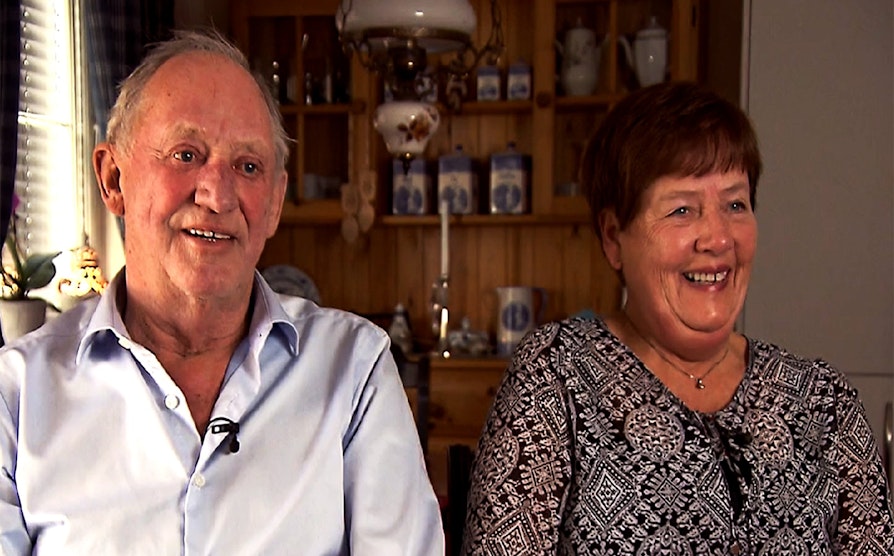 Lotto-millionær-paret fra Råholt. Astrid Sollien og Iva Fallet. 
Grab fra TV-reportasje