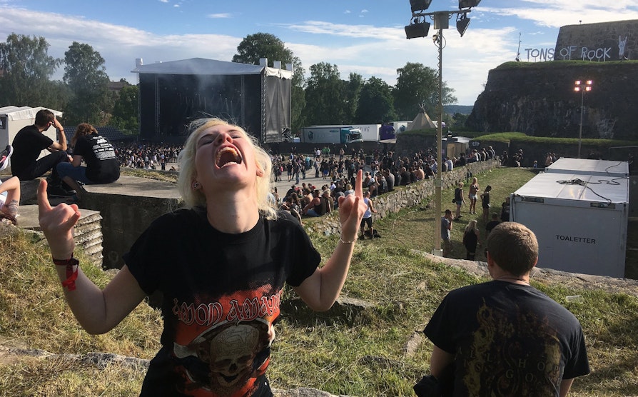 Tons of rock festival rock metal