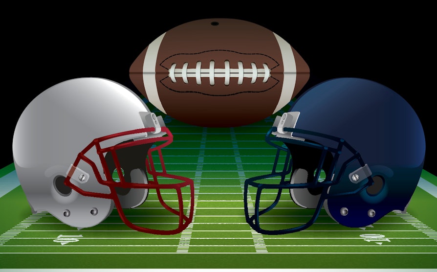 amerikansk fotball, super bowl, illustrasjon, sport