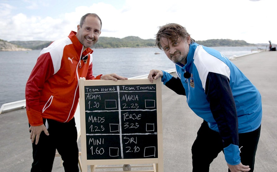 Thomas og Harald Senkveld TV2 Oddsen Odds kjendiser