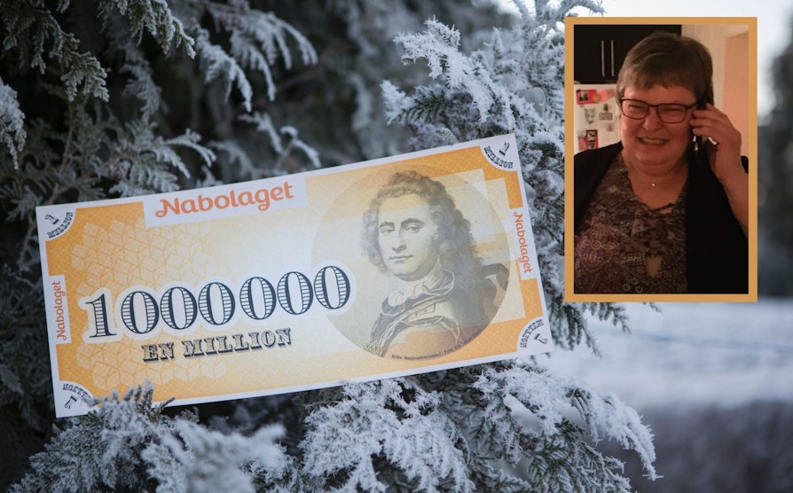 Ragnhild Belgen fra Trøgstad ble Nabolaget-millionær 29. desember 2017.