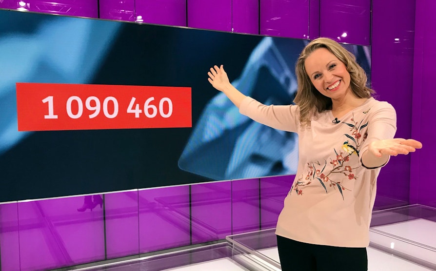 Kjersti med millionsum vinner Linda Bergen