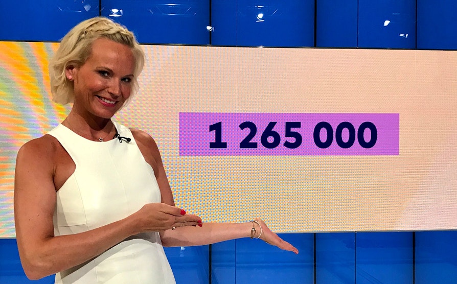 Ingeborg Myhre med dagens Joker-premie