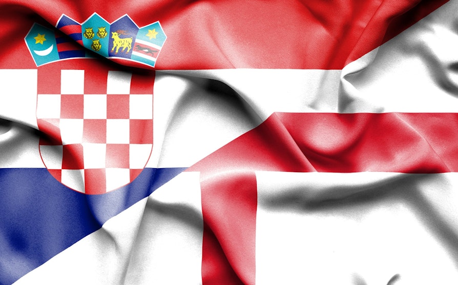 Croatia - England. VM 2018