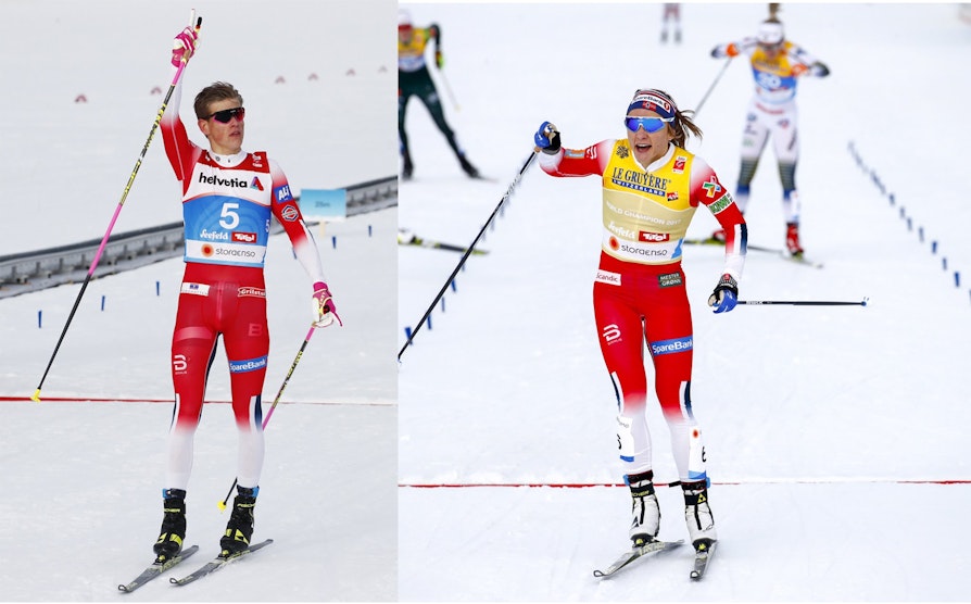 Johannes Høsflot Klæbo, Maiken Caspersen Falla.