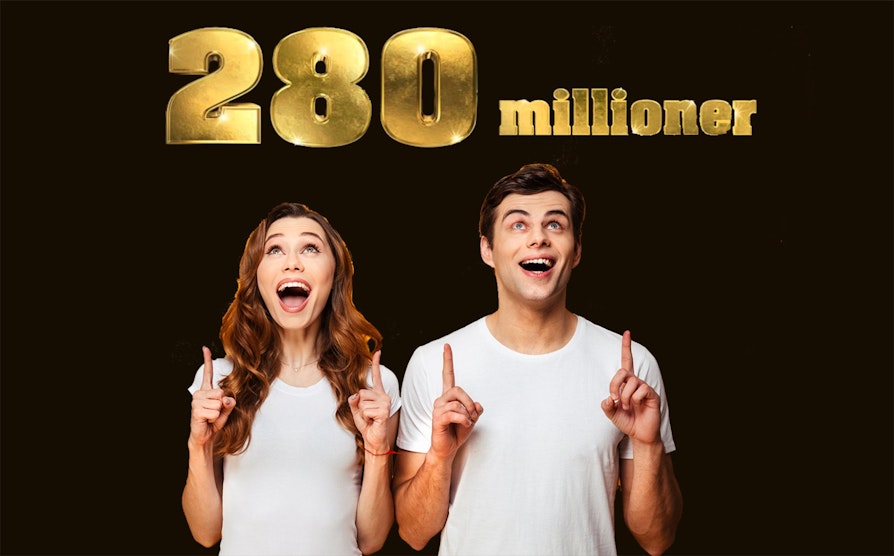Eruojackpot, 285  mill