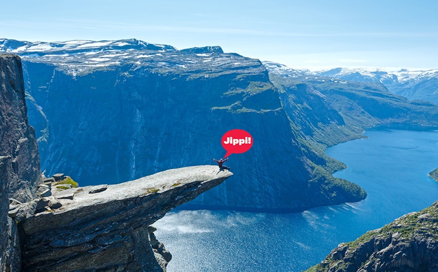 lotto, sommerkampanje, trolltunga, jippi