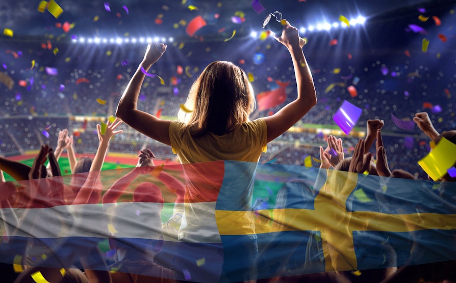 VM fotball kvinner 2019. Nederland-Sverige, semifinale.