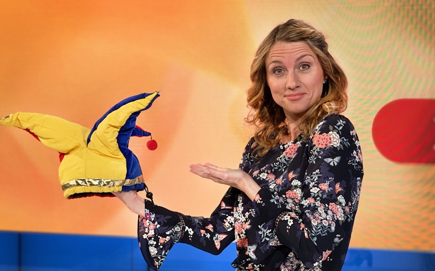 May Lisbeth med Joker-hatt