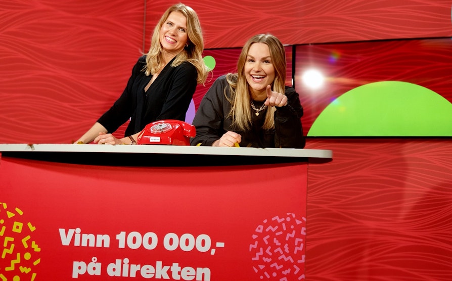 livesending, 5 ekstra Lotto-millionærer, Pie-Christine Skagsoset Norseng, Pernille Storholm Skaret