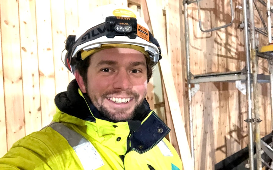 Espen Rikstadf (32) fra Askøy vant 100.000 kroner i vekking fra Hamar tirsdag 4. februar 2020.