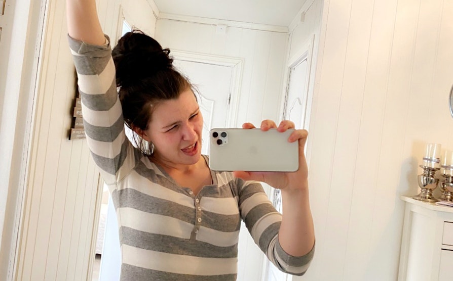 Lise Overen fra Søndre Land vant 10.000 kroner i vekking fra Hamar onsdag 5. februar 2010.