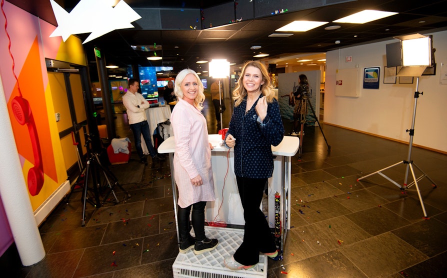Ingrid Roterud Mathisen (t.v.) og Pernille Storholm Skaret. Vekking fra Hamar, fredag 7. februar 2020.