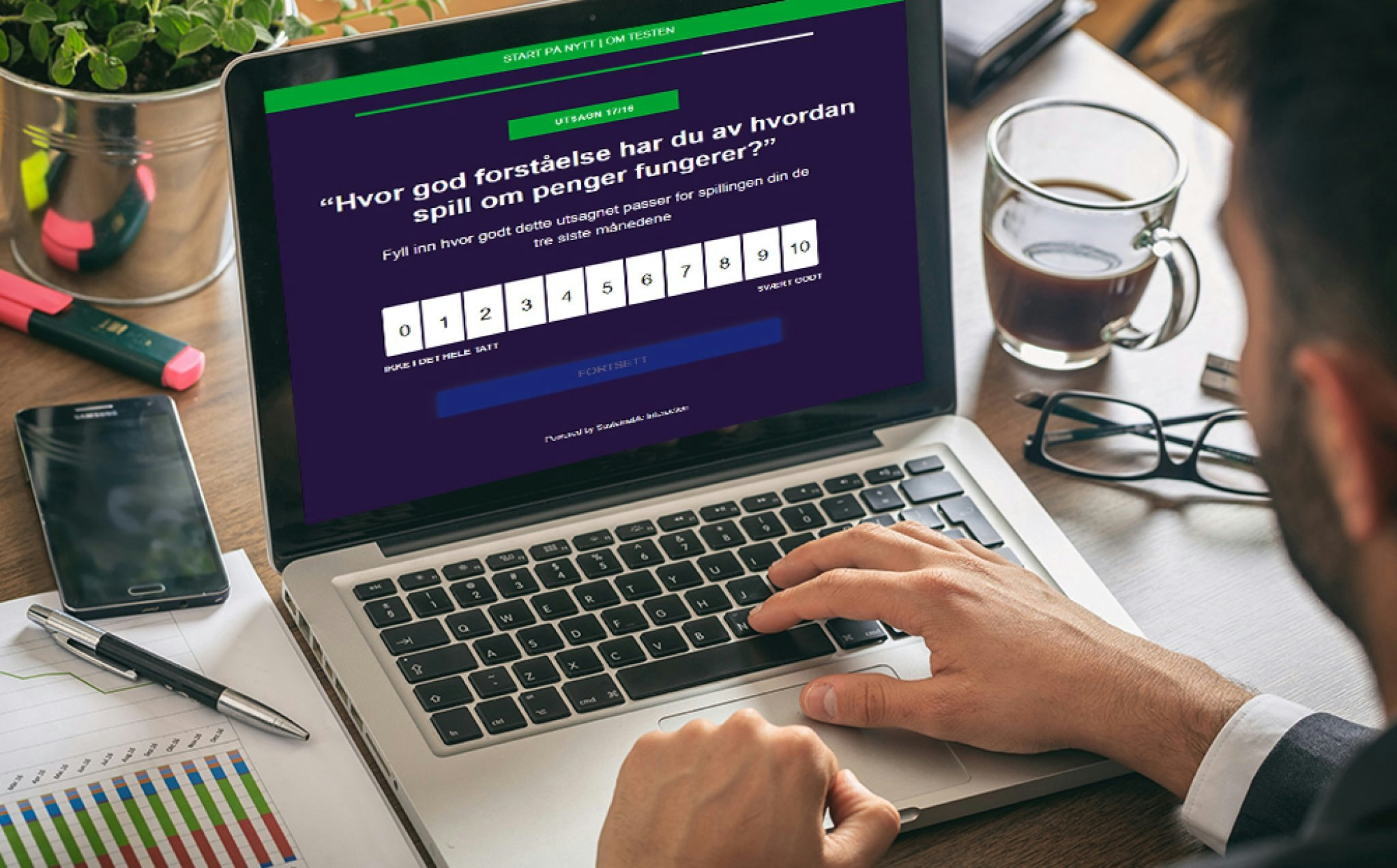spillevett, ansvarlighet, selvtest