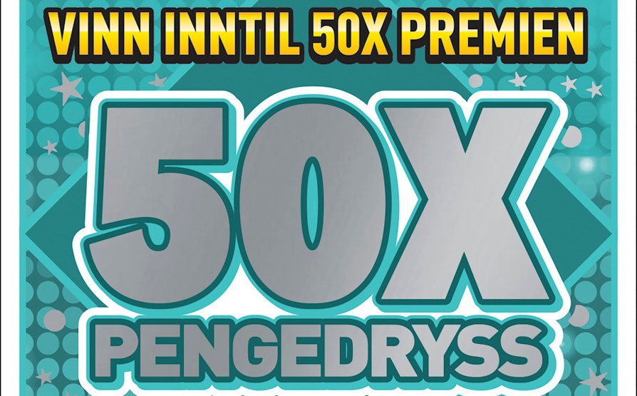 Norsk Tipping 50X Pengedryss 462