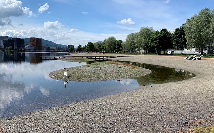 Sak om spillemidler og overskudd. Drammen - turstier.