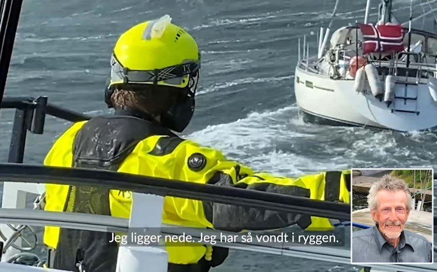 Thore Guldahl - reddet av Redningsselskapet. Nær forlis i Skagerag.