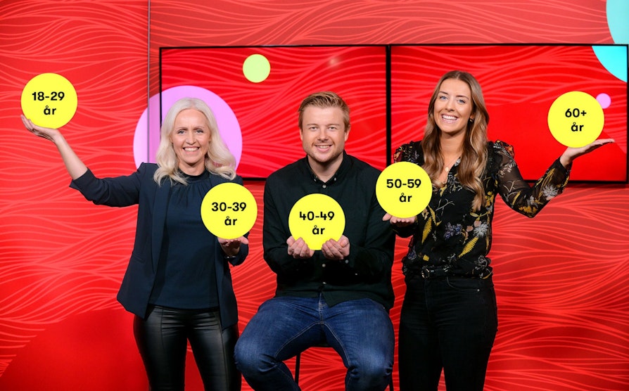 5 ekstra millionærer oktober 2020. Ingrid Roterud Mathisen (t.v.), Lars Hulleberg og Ina Taasaasen.