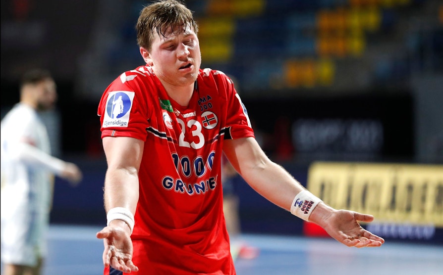 Gøran Johannsen. Håndball. Håndball-EM 2021. Tap mot Frankrike i åpningskampen.