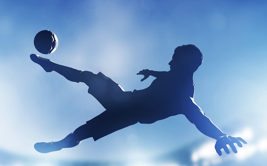 Fotball. Illustrasjon.