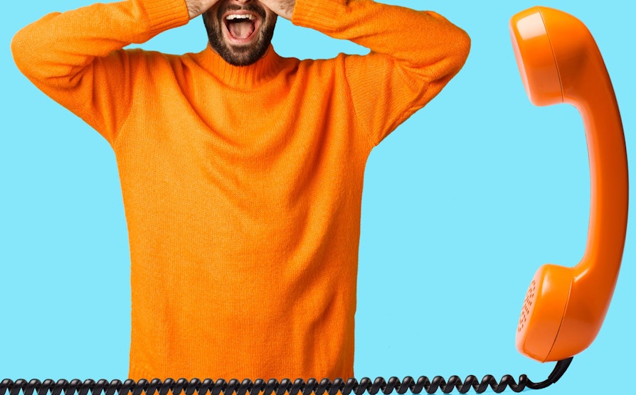 Mann får vinnertelefon