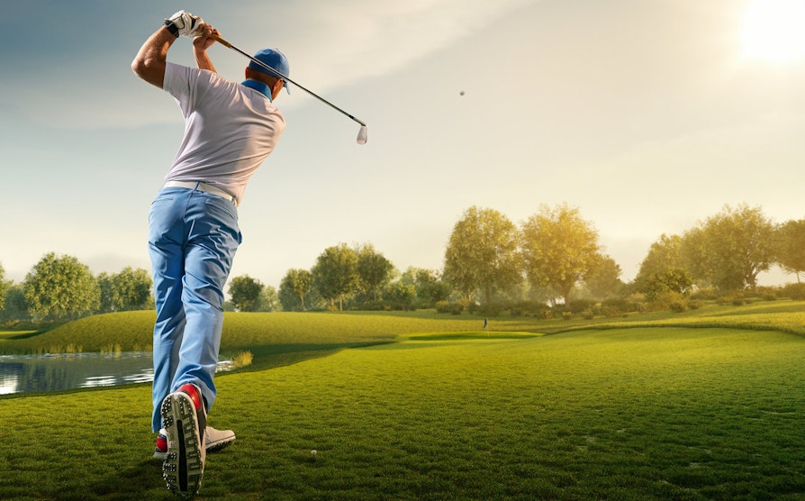 Golf. Bilde brukt i forhånds til The Masters i golf, april 2021.