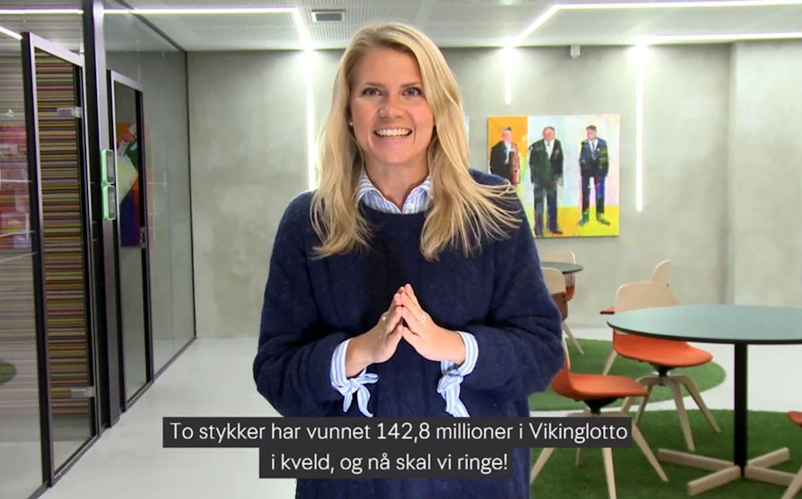 Pernille Storholm Skaret. Vikinglotto. Forhånds uke 15 2021.