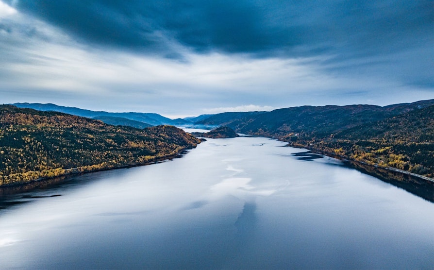 Verrasundet fjord i Trøndelag - Trondheimsfjorden - Indre Fosen, Steinkjer, Inderøy