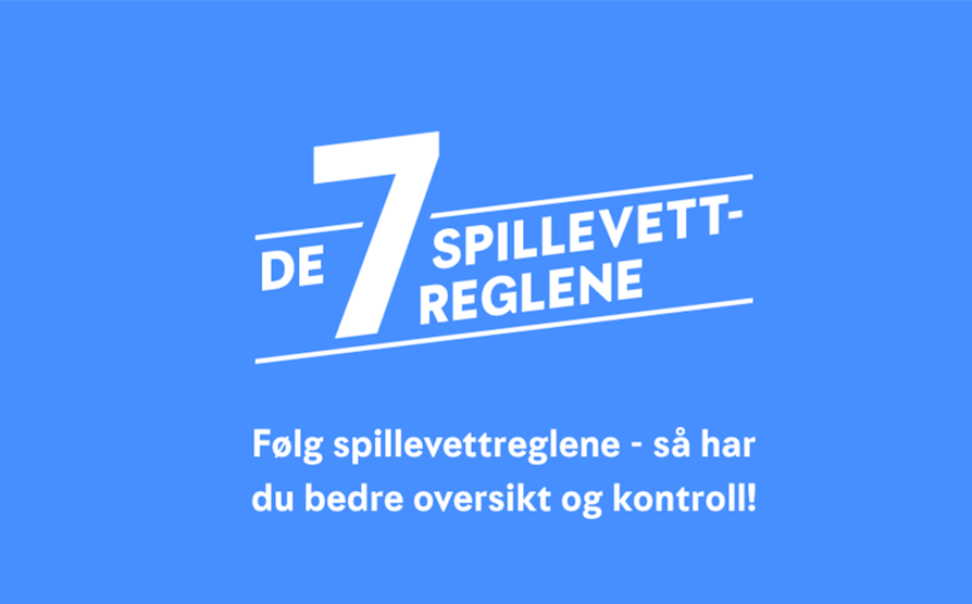 De 7 spillevettreglene