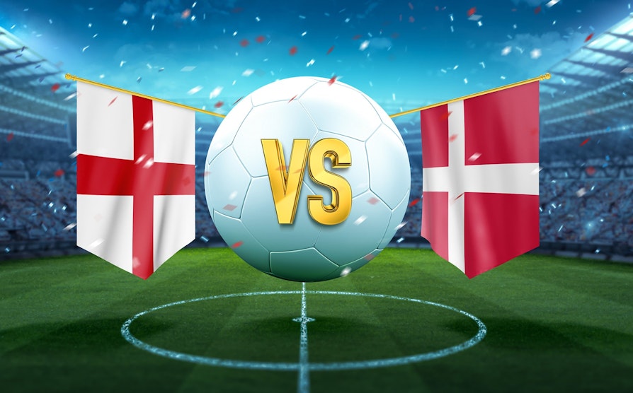 England-Danmark. Semifinale EM fotball. Forhåndssak.