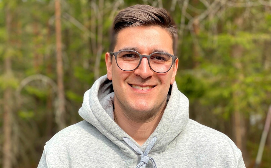 Christian Raaum Marthinsen. Vant 1 mill. i Supertrekning 18. desember 2021. Dette bildet er brukt i sak til Supertrekning påske 2022.