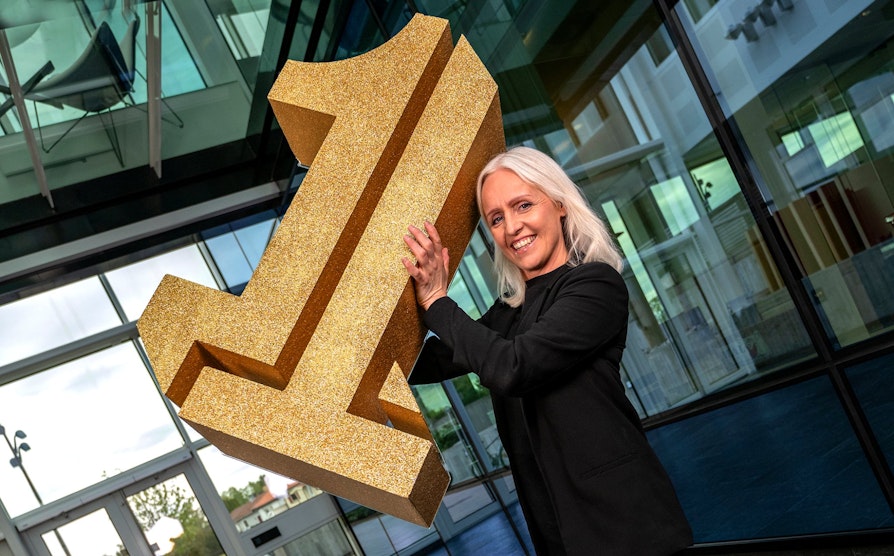 Ingrid Roterud Mathisen, lotteri- og trekningsansvarlig. Sak i forbindelse med Eurojackpot-trekning fredag 20. mai - med over 1 milliard kroner i 1. premiepotten.