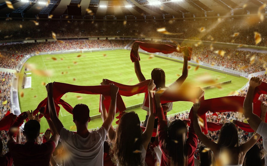 Fotball - Jublende publikum