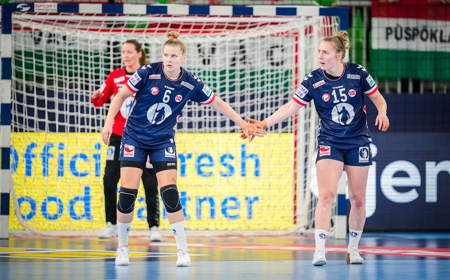 Håndball EM - Maren Aardahl og Vilde Mortensen Ingstad