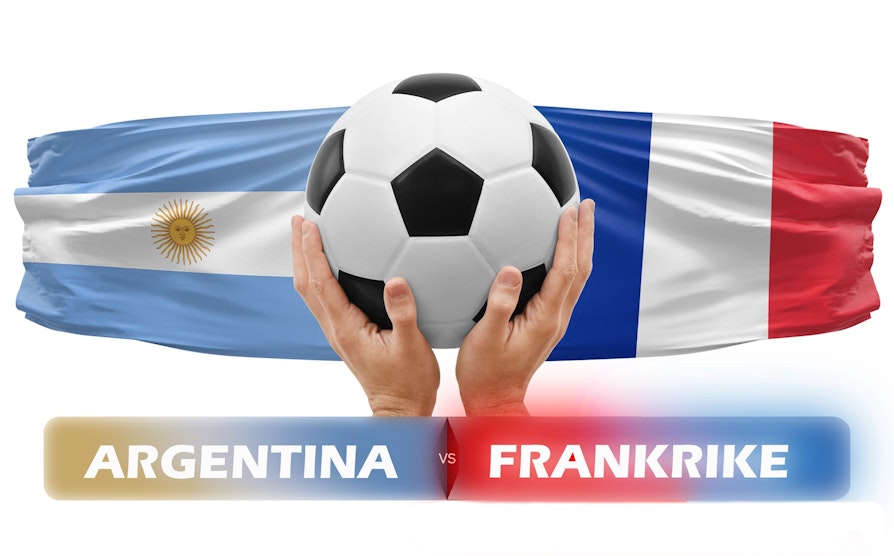 Bilde til VM-finalen i fotball 2022, Argentina-Frankrike.